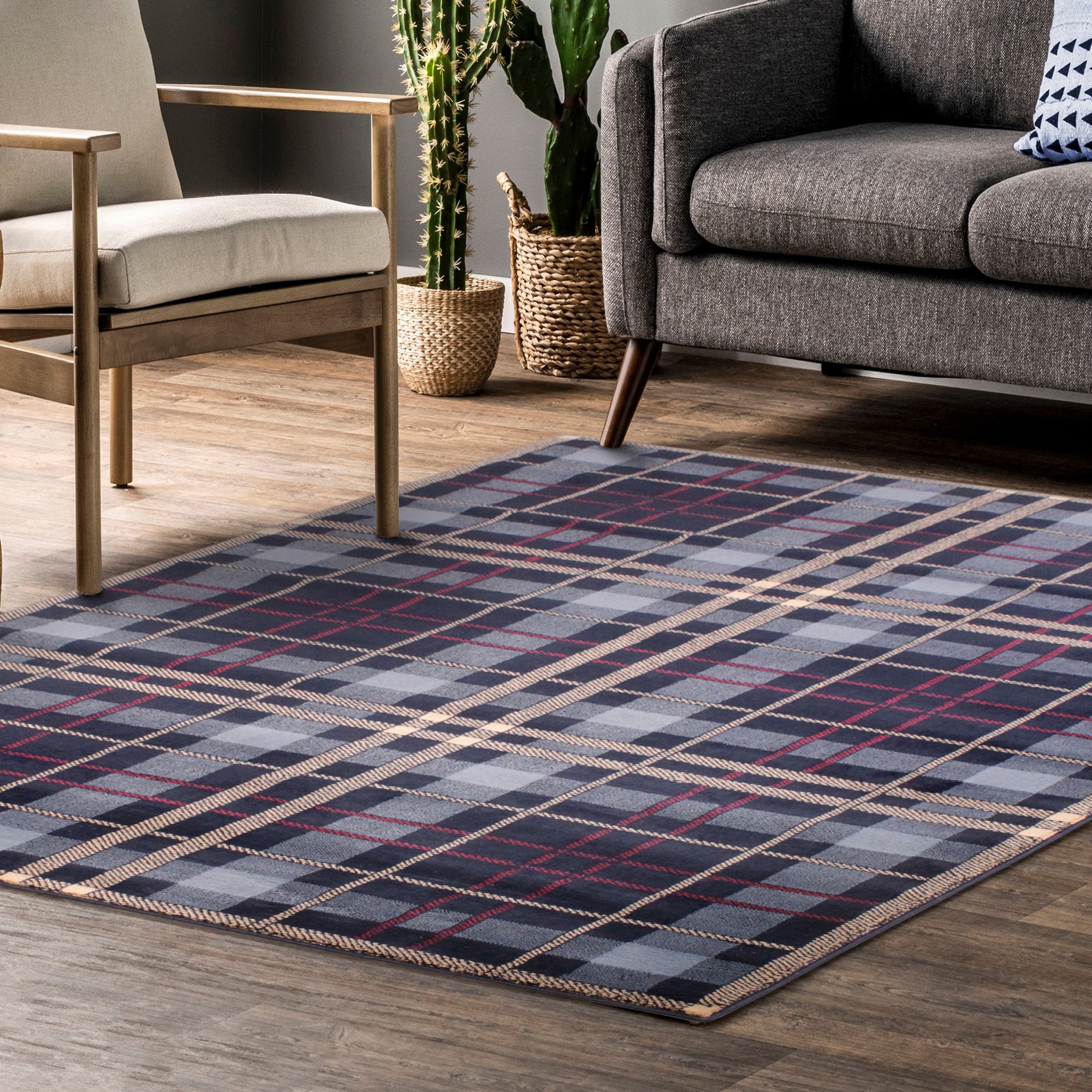 Tartan rugs deals